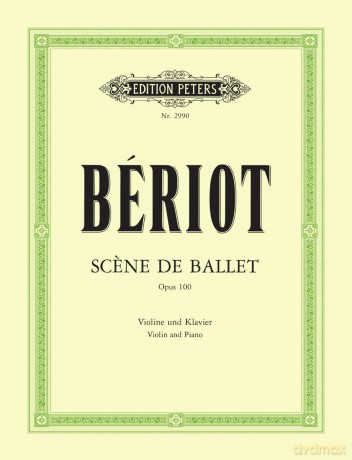 Scene de Ballet Op.100 (Violin and Piano) - Charles-August de Beriot [KSIĄŻKA]