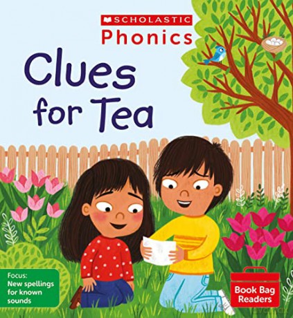 Scholastic Phonics for Little Wandle: Clues for Tea (Set 9). Decodable phonic reader for Ages 4-6. Letters and Sounds Revised - Phase 5 (Phonics Book Bag Readers) - Catherine Baker [KSIĄŻKA]