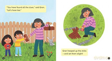 Scholastic Phonics for Little Wandle: Clues for Tea (Set 9). Decodable phonic reader for Ages 4-6. Letters and Sounds Revised - Phase 5 (Phonics Book Bag Readers) - Catherine Baker [KSIĄŻKA]