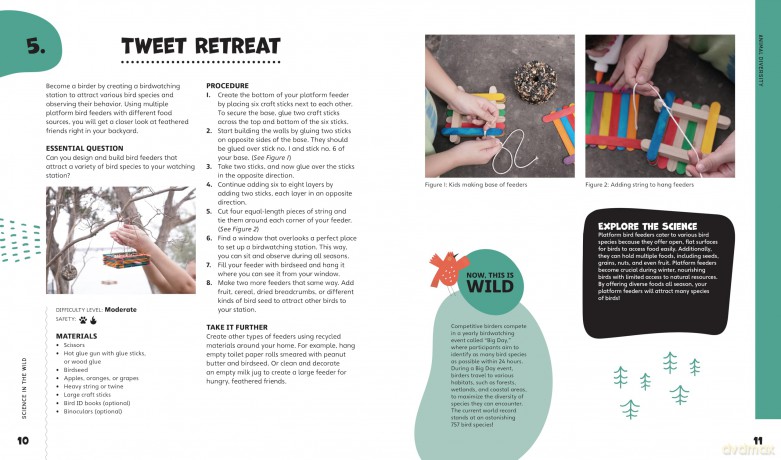 Science in the Wild: 52 Fun Projects and Activities to Explore, Discover, and Learn from Nature - Dr. Erica L. Colón [KSIĄŻKA]
