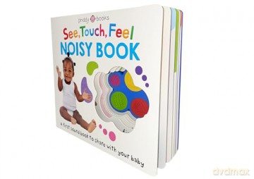 See, Touch, Feel Noisy Book: With five sounds (See, Touch, Feel, 19) - Roger Priddy [KSIĄŻKA]