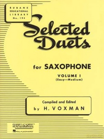 Selected Duets for Saxophone: Easy- Medium (1) - H. Voxman [KSIĄŻKA]