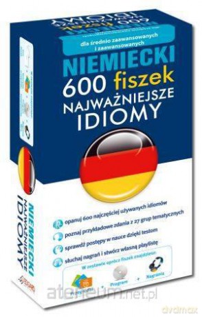Niemiecki. 600 fiszek. Najważniejsze idiomy [KSĄŻKA]
