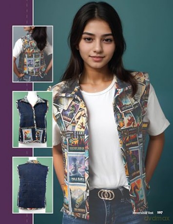 Sewing Quilted Patchwork Jackets: Four Approaches, 10 Distinctive Designs, Two Downloadable Patterns: Four Approaches, Ten Distinctive Designs, Two Downloadable Patterns - Rae Cumbie [KSIĄŻKA]