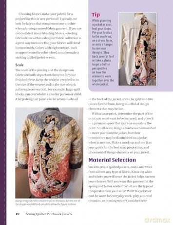 Sewing Quilted Patchwork Jackets: Four Approaches, 10 Distinctive Designs, Two Downloadable Patterns: Four Approaches, Ten Distinctive Designs, Two Downloadable Patterns - Rae Cumbie [KSIĄŻKA]
