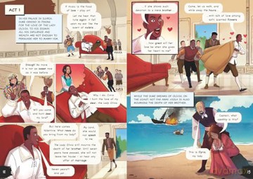 Shakespeare's Twelfth Night: A Graphic Novel (Classics in Graphics) - Steve Barlow [KSIĄŻKA]