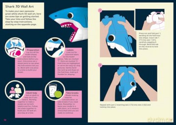 Shark - Hunter of the Deep (Awesome 3D Wall Art) - Sheridan Parker [KSIĄŻKA]