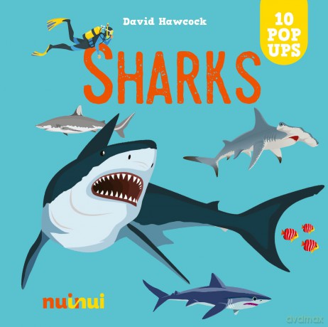 Sharks (Amazing pop-ups) - David Hawcock [KSIĄŻKA]