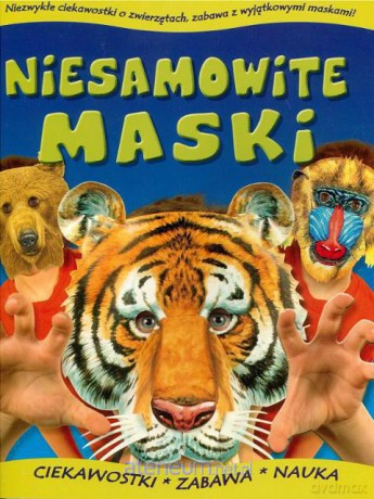 Niesamowite maski (niebieska) [KSĄŻKA]