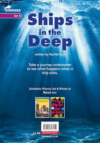 Ships in the Deep - Little Wandle high-low decodable reader for ages 7+ (Striders Phonics Readers) - Rachel Russ [KSIĄŻKA]