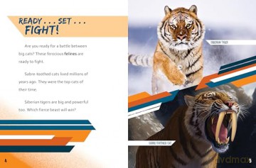 Siberian Tiger vs Sabre-Toothed Cat (Beastly Battles) - Charles C. Hofer [KSIĄŻKA]