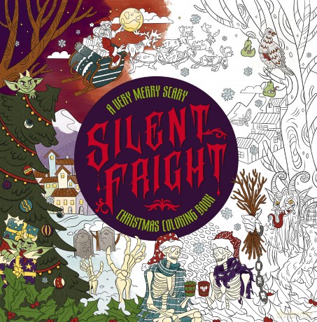 Silent Fright: A Very Merry Scary Christmas Coloring Book [KSIĄŻKA]