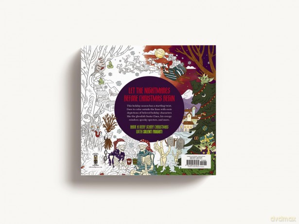 Silent Fright: A Very Merry Scary Christmas Coloring Book [KSIĄŻKA]