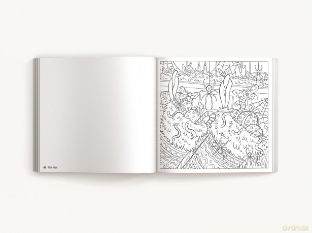 Silent Fright: A Very Merry Scary Christmas Coloring Book [KSIĄŻKA]