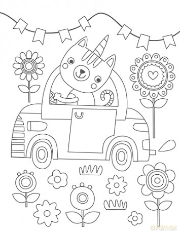 Silly Caticorns Coloring Book - Clorophyl Editions [KSIĄŻKA]