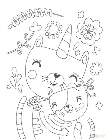 Silly Caticorns Coloring Book - Clorophyl Editions [KSIĄŻKA]