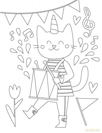 Silly Caticorns Coloring Book - Clorophyl Editions [KSIĄŻKA]