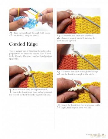 Simple Starter Crochet Projects: 3 Easy Patterns for Your First Hat, Scarf, and Cushion - Carol Meldrum [KSIĄŻKA]