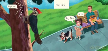 Sit Tim!: Phase 2 Set 2 (Big Cat Phonics for Little Wandle Letters and Sounds Revised) - Jan Burchett [KSIĄŻKA]