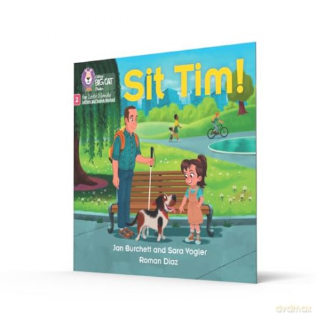 Sit Tim!: Phase 2 Set 2 (Big Cat Phonics for Little Wandle Letters and Sounds Revised) - Jan Burchett [KSIĄŻKA]