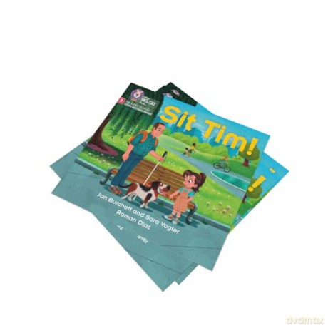 Sit Tim!: Phase 2 Set 2 (Big Cat Phonics for Little Wandle Letters and Sounds Revised) - Jan Burchett [KSIĄŻKA]