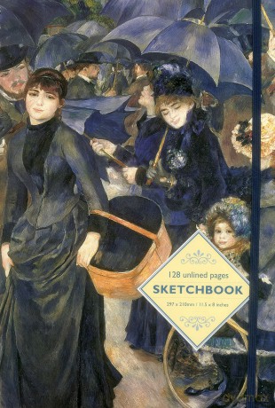 Sketchbook - The Umbrellas: By Pierre Auguste Renoir - n/a [KSIĄŻKA]