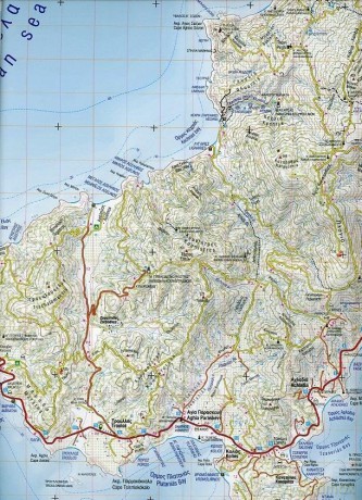 SKIATHOS (10.11) 1:25,000: Topografische Wanderkarte 10.11. Griechische Inseln - Ägäis - Sporaden - Aegean Sporades - Anavasi Editions [KSIĄŻKA]