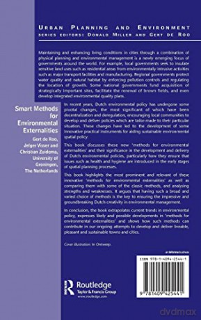 Smart Methods for Environmental Externalities: Urban Planning, Environmental Health and Hygiene in the Netherlands (Urban Planning and Environment) - Gert de Roo [KSIĄŻKA]