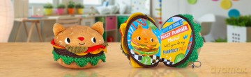 Snackettes Missy Purrger: Keyring Plushie - Cara Jenkins [KSIĄŻKA]