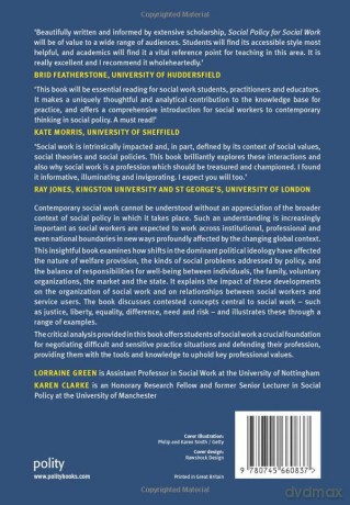 Social Policy for Social Work: Placing Social Work in its Wider Context - Lorraine Green [KSIĄŻKA]