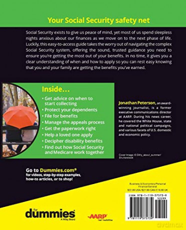 Social Security Fd 3e (For Dummies) - Peterson [KSIĄŻKA]