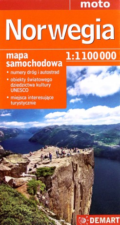 Norwegia see it - mapa samochodowa [KSĄŻKA]