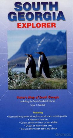 South Georgia Explorer: Visitors Map of South Georgia Including the South Sandwich Islands (Ocean Explorer Maps) - Nigel Sitwell [KSIĄŻKA]