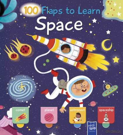 Space (100 Flaps to Learn) - Yoyo Books [KSIĄŻKA]