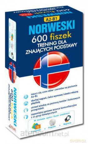 Norweski. 600 fiszek. Trening dla znających podst. [KSĄŻKA]