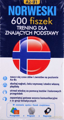 Norweski. 600 fiszek. Trening dla znających podst. [KSĄŻKA]