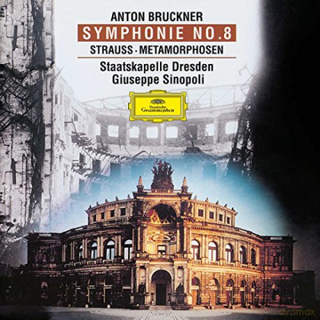 Sinopoli,Staats.Dresden: Bruckner:Symph.N.8 + Strauss:Metamorpho [2CD]