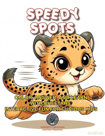 Speedy Spots: Color, Answer, and Learn with Cheetahs: Interactive Fun for Curious Kids: 3 (EduColor Playbooks, 3) - Titilayo Teniola [KSIĄŻKA]
