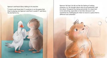 Spencer the Siksik Makes a New Friend: English Edition (Spencer the Siksik and Gary the Snow Goose) - Nadia Sammurtok [KSIĄŻKA]