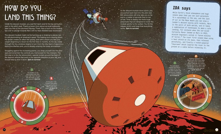 Spin to Survive: Deep Space Danger: Decide Your Destiny with a Pop-Out Fortune Spinner! (4) - Giles Sparrow [KSIĄŻKA]