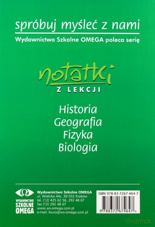 Notatki z Lekcji Biologii część 4 anatomia 1 2010 [KSĄŻKA]