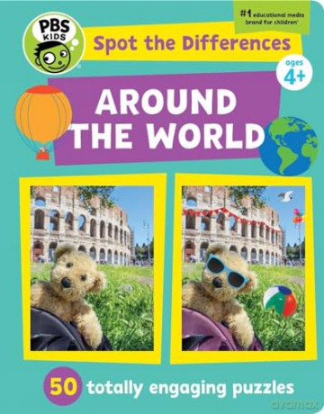 Spot the Differences: Around the World (PBS Kids): 50 Totally Engaging Puzzles - PBS Kids [KSIĄŻKA]