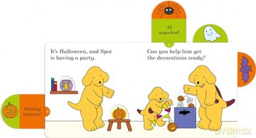 Spot's Happy Halloween: A pull the tab board book - Eric Hill [KSIĄŻKA]