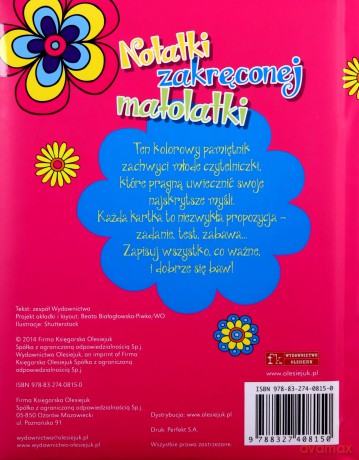 Notatki zakręconej małolatki [KSĄŻKA]
