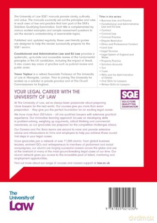 SQE - Constitutional and Administrative Law and EU Law 4e - Trevor Tayleur [KSIĄŻKA]