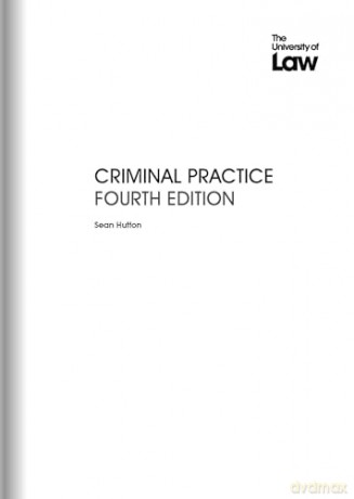 SQE - Criminal Practice 4e - Sean Hutton [KSIĄŻKA]