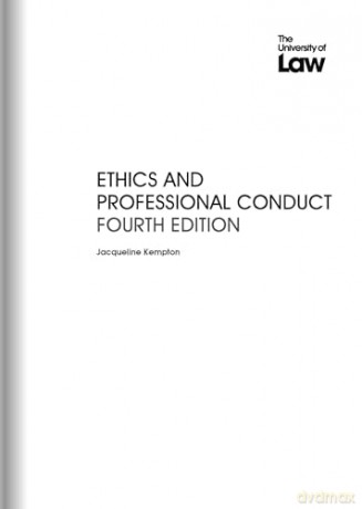 SQE - Ethics and Professional Conduct 4e - Jacqui Kempton [KSIĄŻKA]