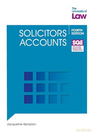 SQE - Solicitors Accounts 4e - Jacqui Kempton [KSIĄŻKA]