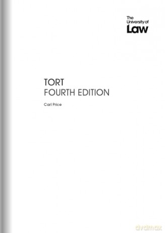 SQE - Tort 4e - Carl Price [KSIĄŻKA]