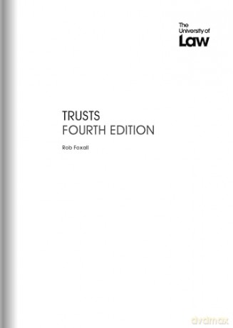 SQE - Trusts 4e - Rob Foxall [KSIĄŻKA]